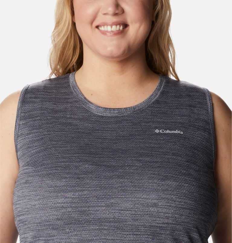 Women's Columbia Alpine Chill Zero Tanks Dark Grey | Plus Size CA-AA05L